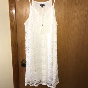 White lace dress